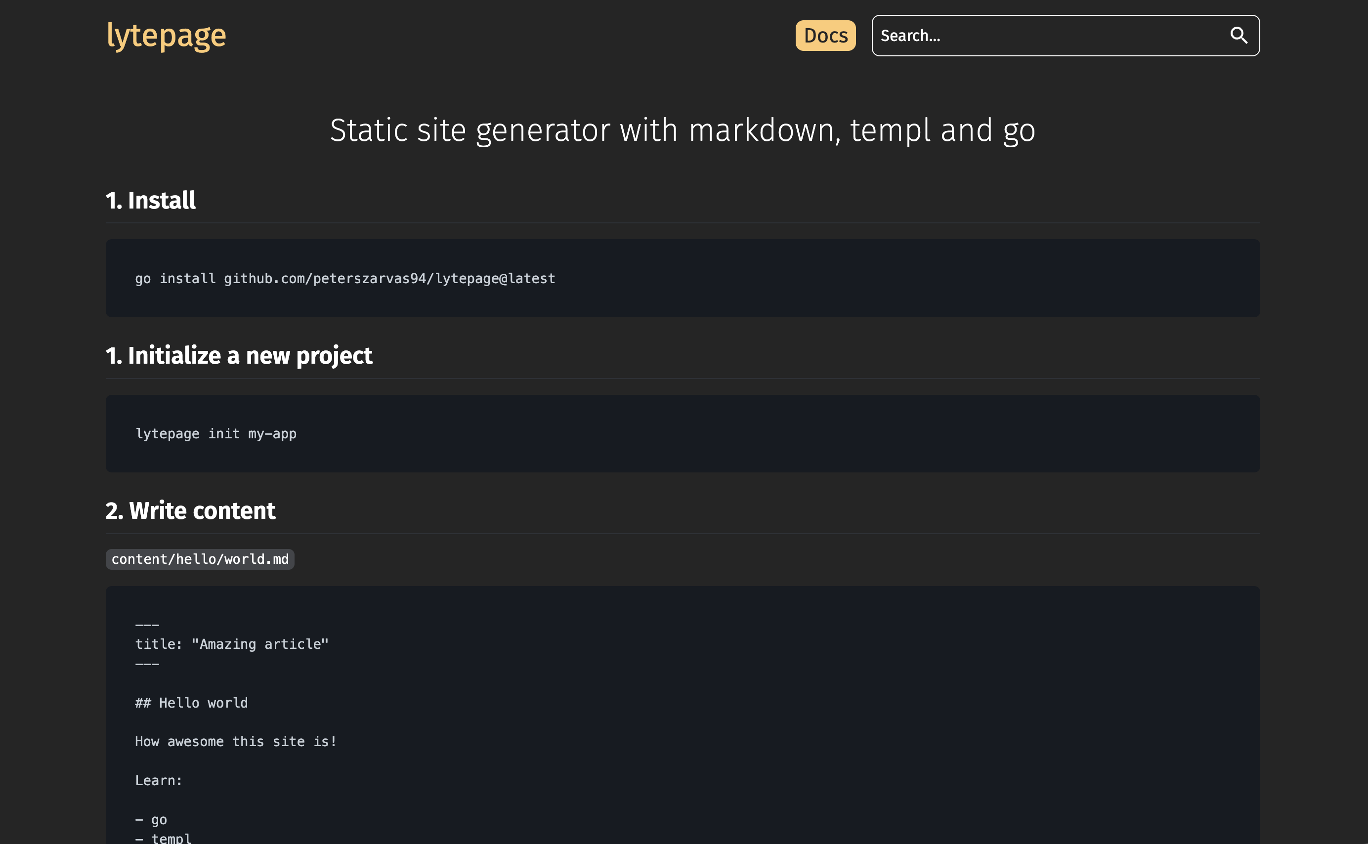 Static site generator (developer tool)