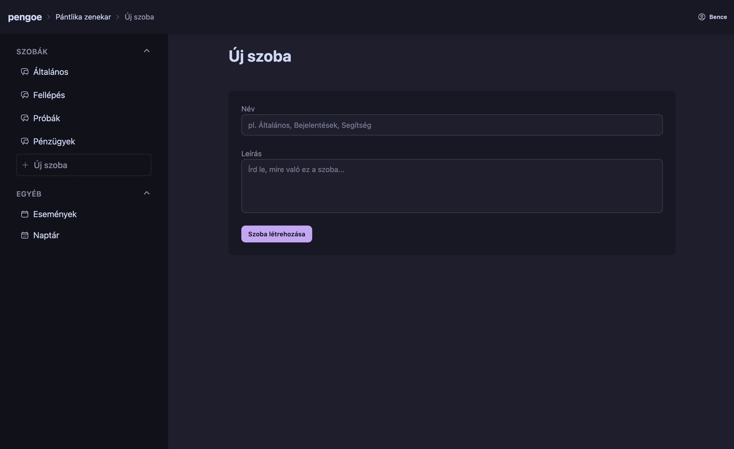 Group management app (in progress)